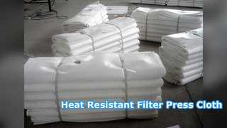 Heat Resistant Filter Press Cloth for Chemical Processing