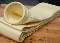 Industrial Nonwoven Filter Cloth Bag PPS Filter Fabric / Filter Bag 190 - 210 degree