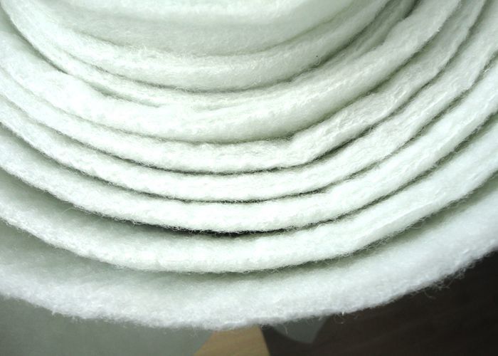 Non Woven Micron Filter Cloth Polyester Filter Media Anti Acid ISO