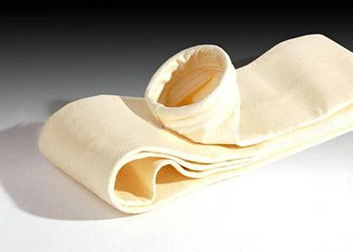 Industrial Nonwoven Filter Cloth Bag PPS Filter Fabric / Filter Bag 190 - 210 degree