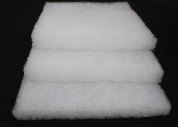 80Gsm - 800Gsm Dust Filter Cloth Fireproof  Thermal Bonded Polyester Wadding